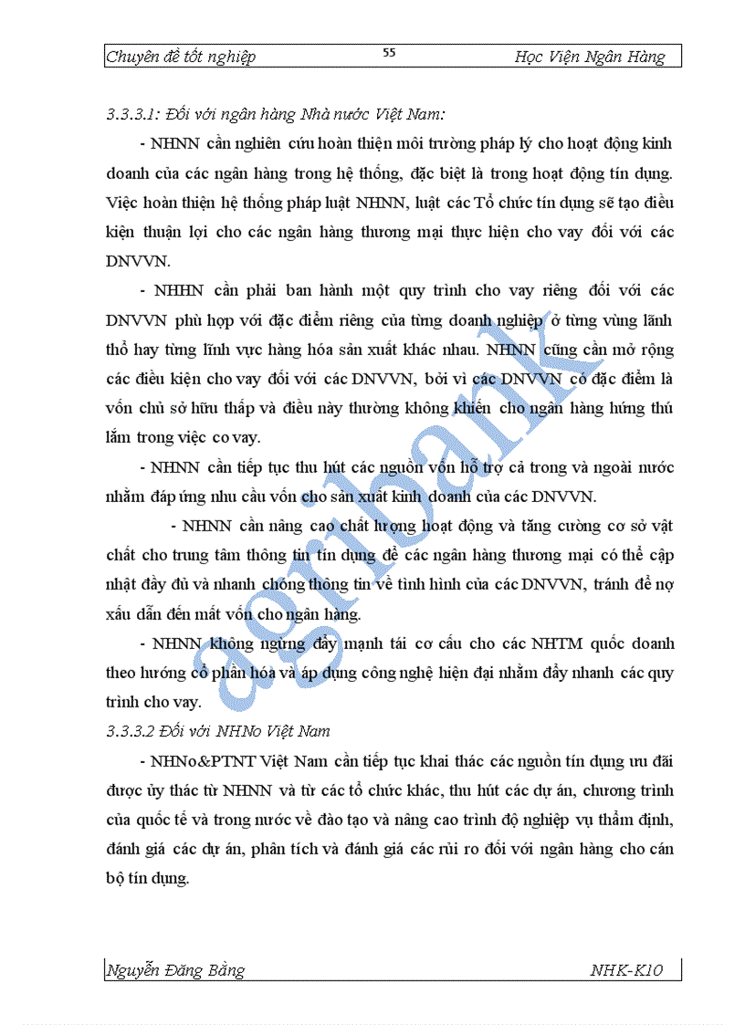 image for page Giải pháp mở rộng tín dụng đối với DNVVN tại NHNo PTNT Thăng Long 1