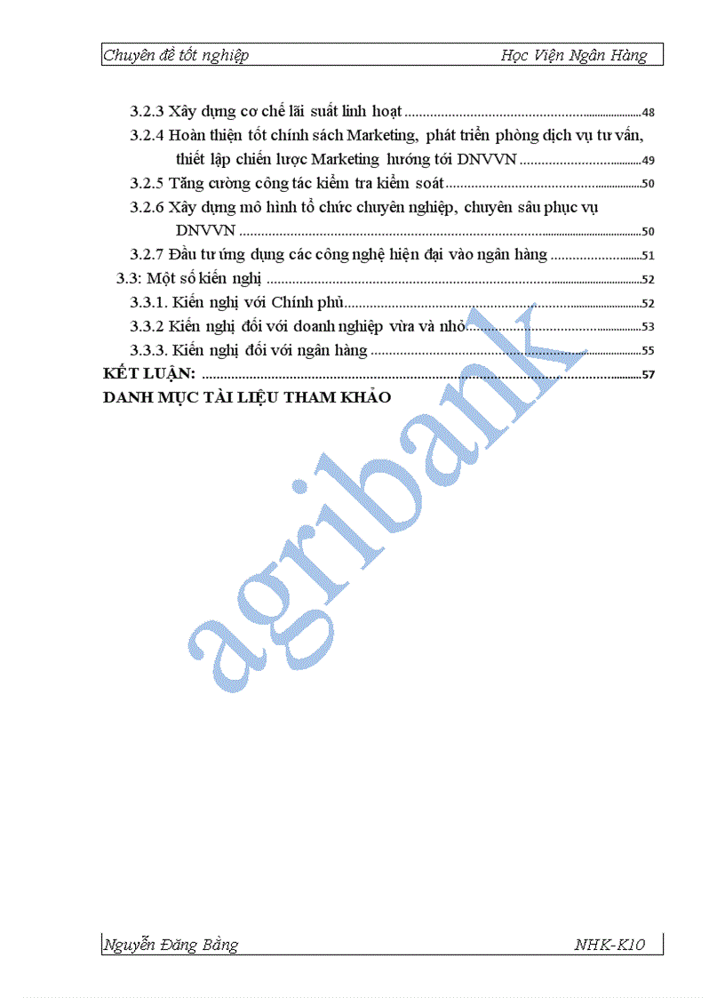 image for page Giải pháp mở rộng tín dụng đối với DNVVN tại NHNo PTNT Thăng Long 1