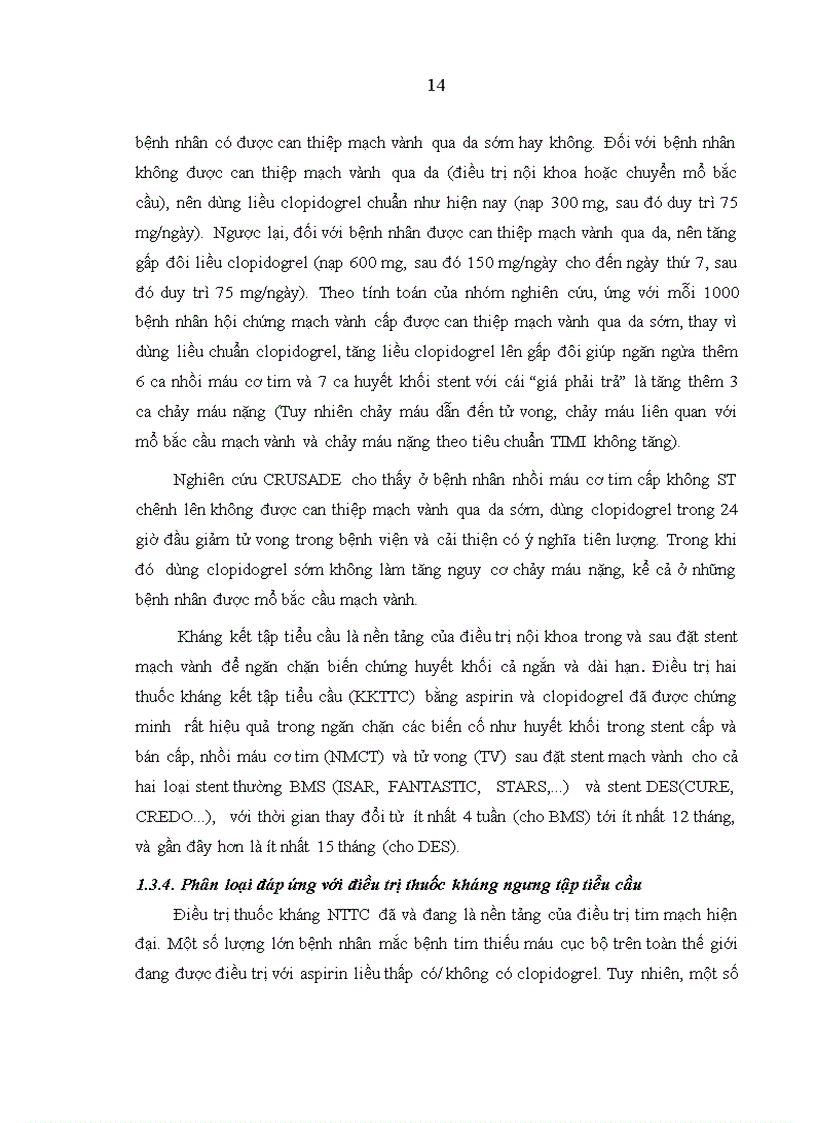image for page Nghiên cứu độ ngưng tập tiểu cầu ở bệnh nhân trước và sau can thiệp đặt stent động mạch vành