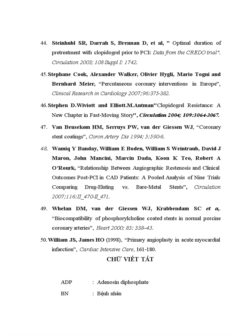 image for page Nghiên cứu độ ngưng tập tiểu cầu ở bệnh nhân trước và sau can thiệp đặt stent động mạch vành