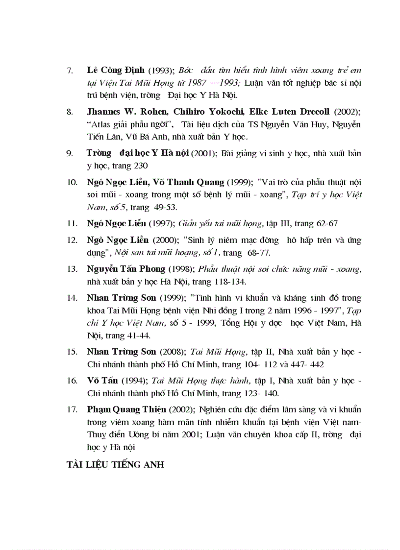 image for page Đặc điểm lâm sàng và vi khuẩn trong viêm xoang nhiễm khuẩn ở trẻ em