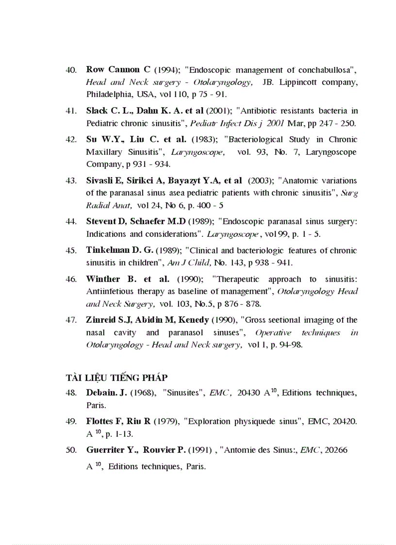 image for page Đặc điểm lâm sàng và vi khuẩn trong viêm xoang nhiễm khuẩn ở trẻ em