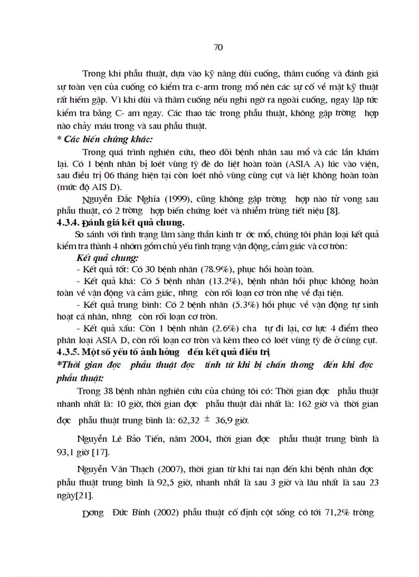 image for page Nghiên cứu đặc điểm lâm sàng chẩn đoán hình ảnh và kết quả điều trị phẫu thuật chấn thương cột sống đoạn bản lề Ngực Thắt lưng có liệt 1