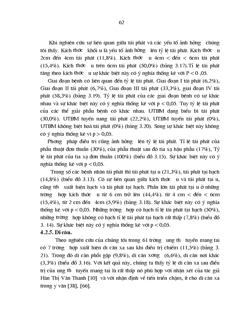 image for page Nhận xét đặc điểm lâm sàng cận lâm sàng và kết quả điều trị của ung thư tuyến mang tai tại bệnh viên k từ năm 2005 đến 2009