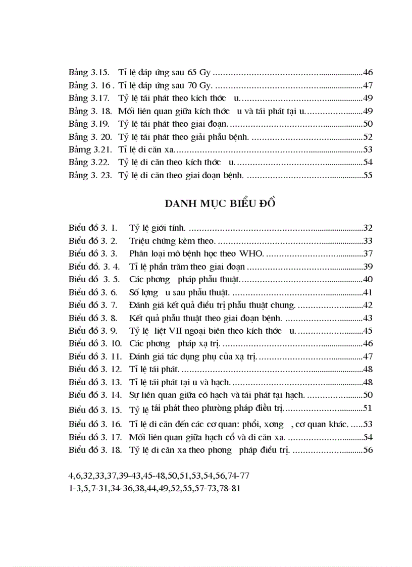 image for page Nhận xét đặc điểm lâm sàng cận lâm sàng và kết quả điều trị của ung thư tuyến mang tai tại bệnh viên k từ năm 2005 đến 2009