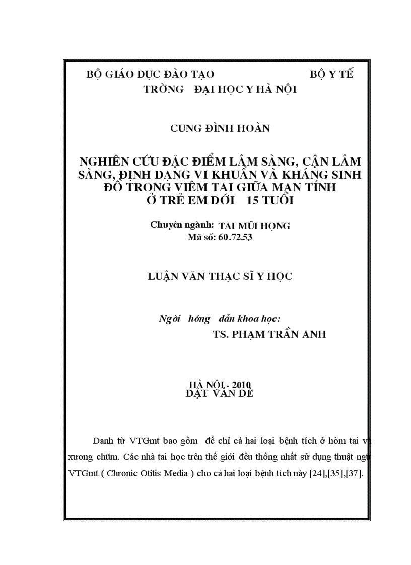 image for page Mô tả đặc điểm lâm sàng cận lâm sàng VTGmt ở trẻ em dưới 15 tuổi