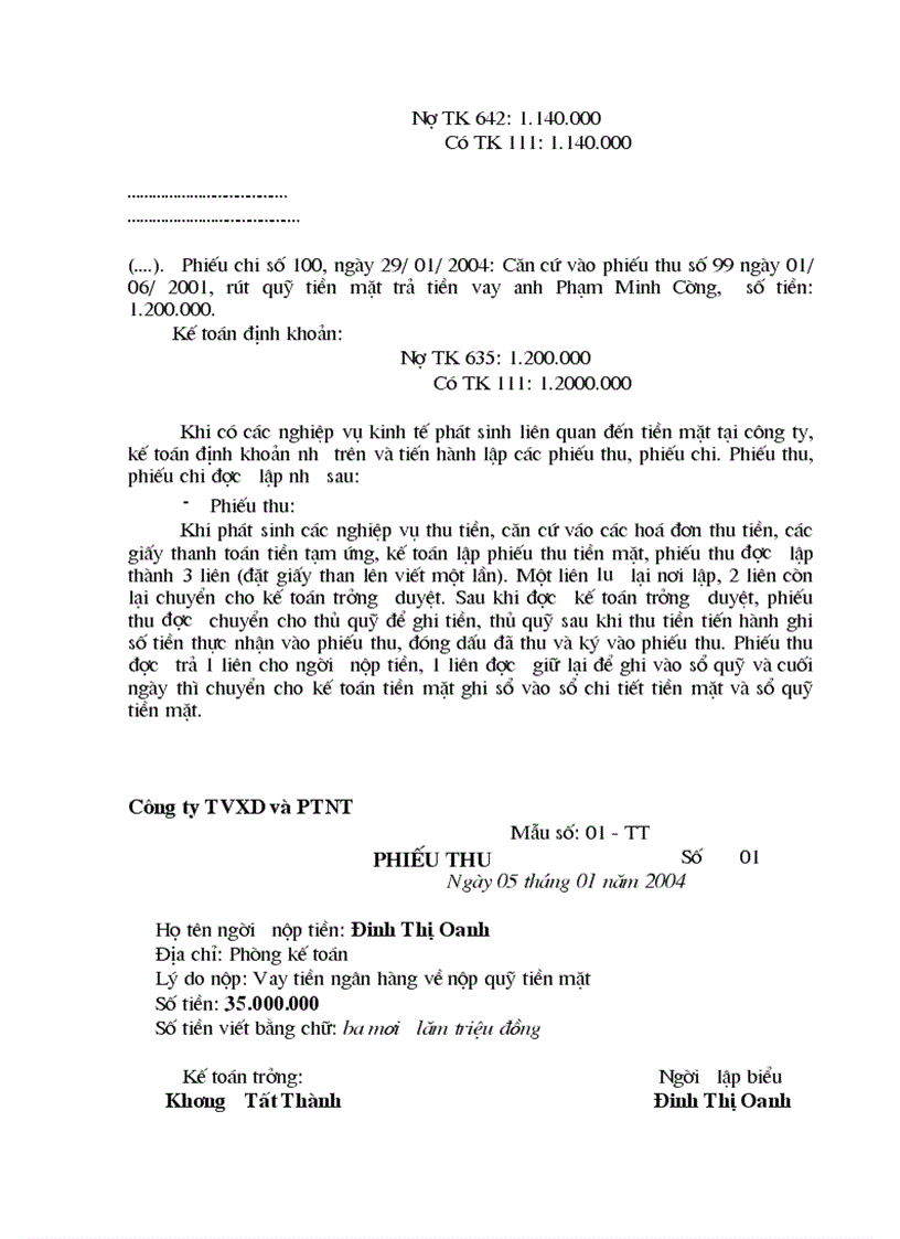 image for page Một số ý kiến nhận xét về công tác kế toán Vốn bằng tiền ở Công ty Tư Vấn Xây Dựng và Phát Triển Nông Thôn 1