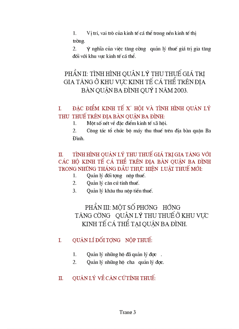 image for page Bàn về công tác quản lí thu thuế giá trị gia tăng ở khu vực kinh tế cá thể trên địa bàn quận Ba đình 1