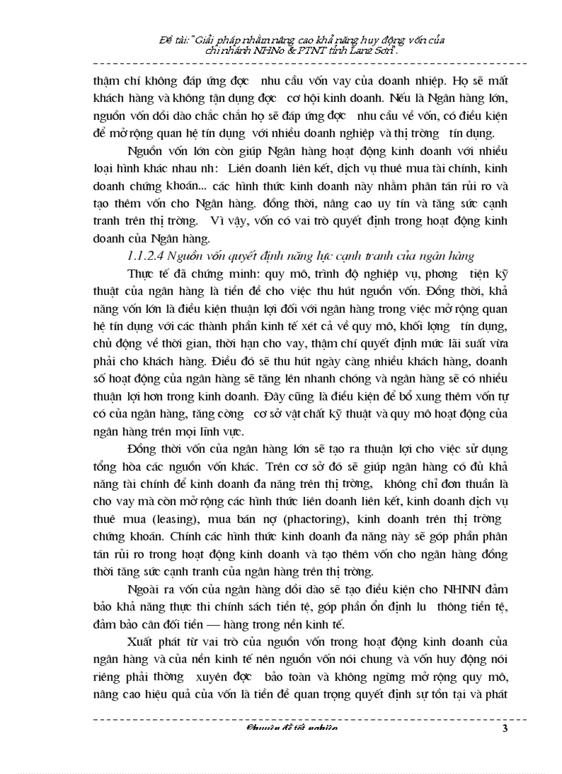 image for page Giải pháp tăng cường huy động vốn của Ngân hàng nông nghiệp PTNT Lạng Sơn