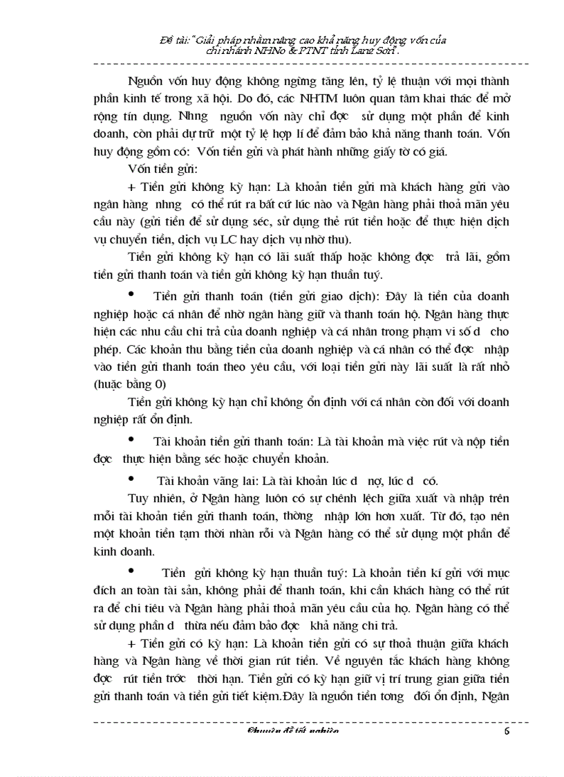 image for page Giải pháp tăng cường huy động vốn của Ngân hàng nông nghiệp PTNT Lạng Sơn