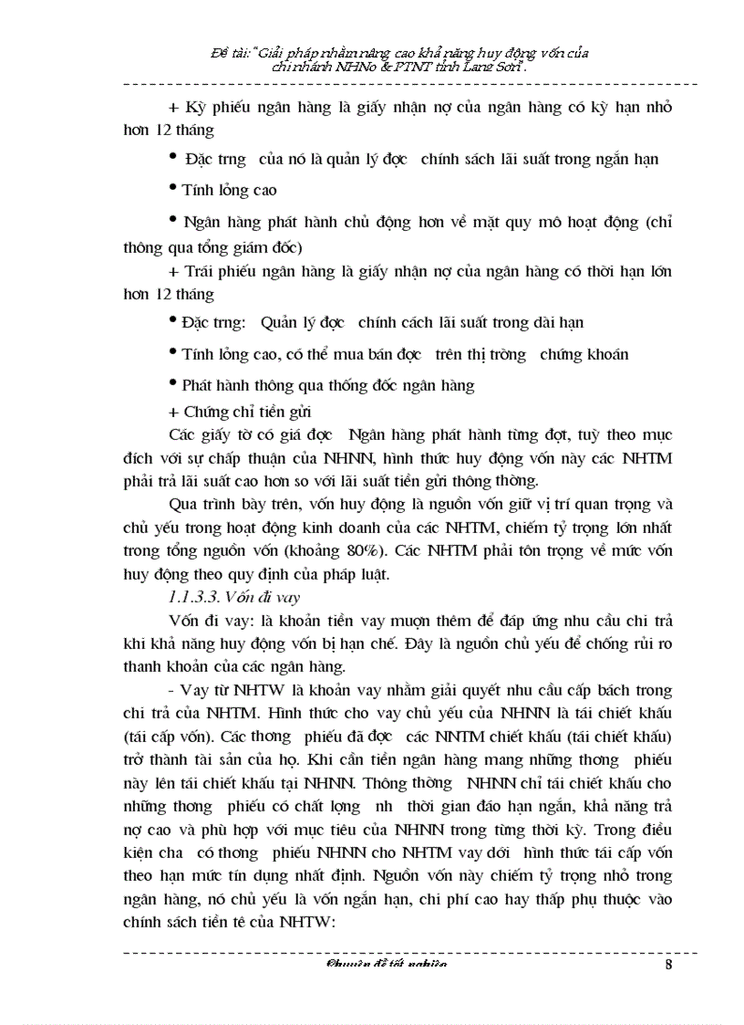 image for page Giải pháp tăng cường huy động vốn của Ngân hàng nông nghiệp PTNT Lạng Sơn