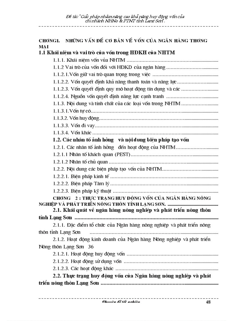 image for page Giải pháp tăng cường huy động vốn của Ngân hàng nông nghiệp PTNT Lạng Sơn