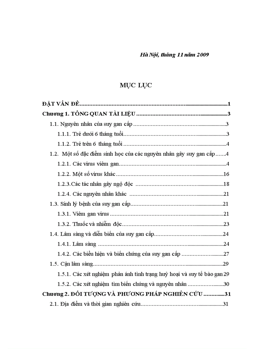 image for page Nghiên cứu một số nguyên nhân đặc điểm lâm sàng cận lâm sàng suy gan cấp ở trẻ em tại Bệnh viện Nhi Trung Ương 1