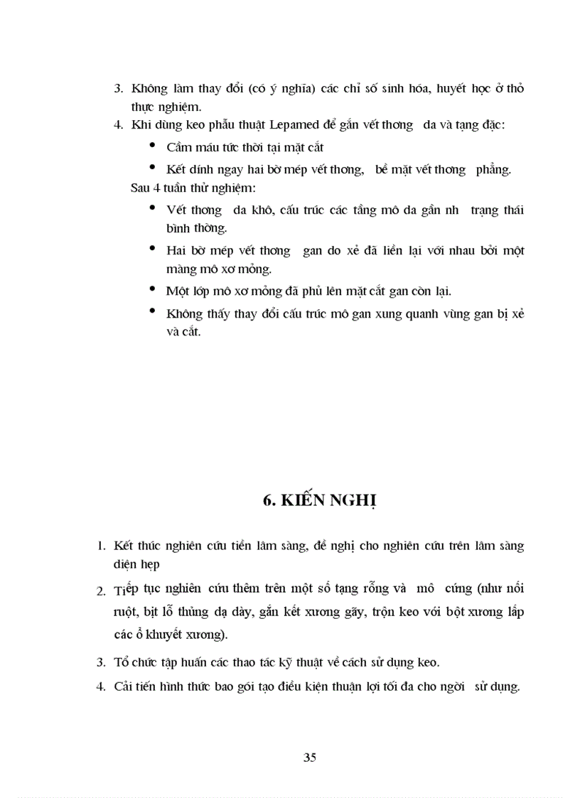 image for page Nghiên cứu tính phù hợp sinh học tính kháng khuẩn và khả năng liền mô của keo phẫu thuật Lepamed