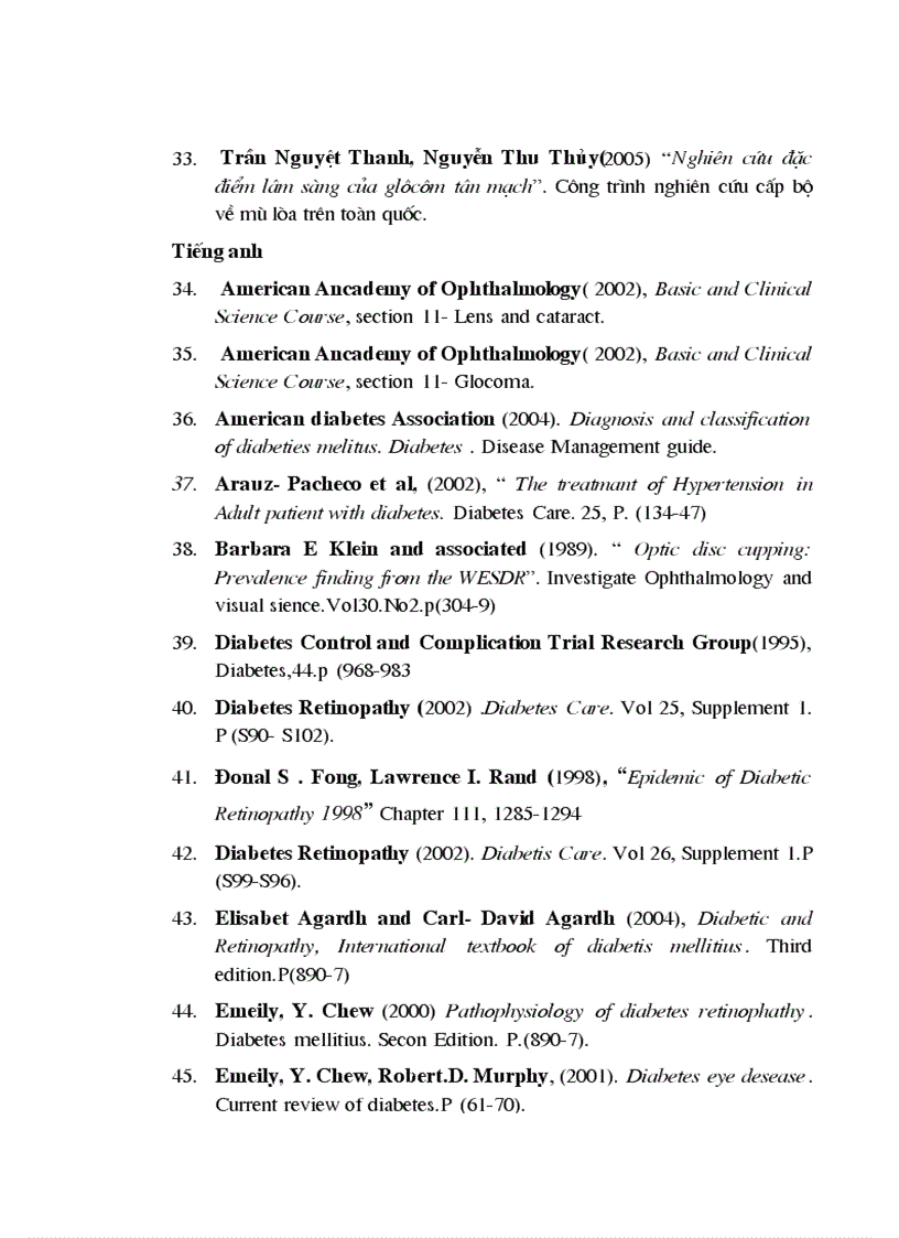 image for page Nhận xét mối liên quan giữa các biến chứng mắt trên bệnh nhân đái tháo đường và một số yếu tố nguy cơ