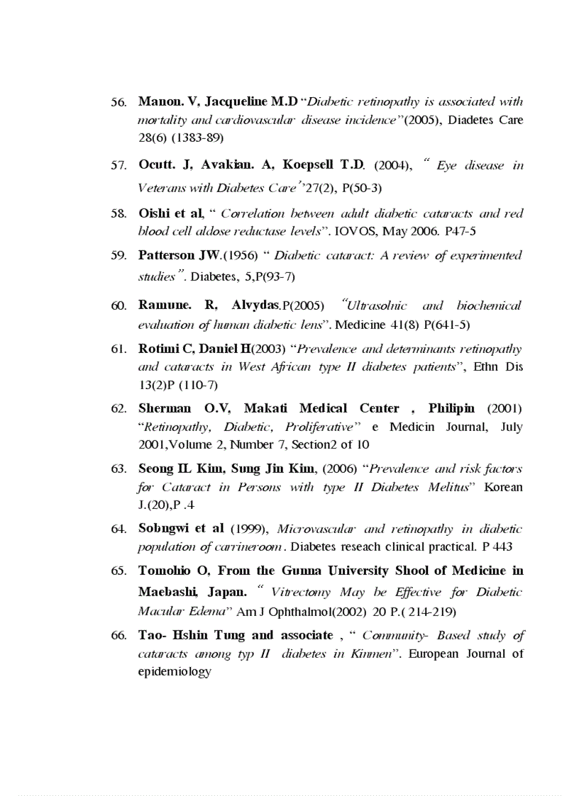 image for page Nhận xét mối liên quan giữa các biến chứng mắt trên bệnh nhân đái tháo đường và một số yếu tố nguy cơ