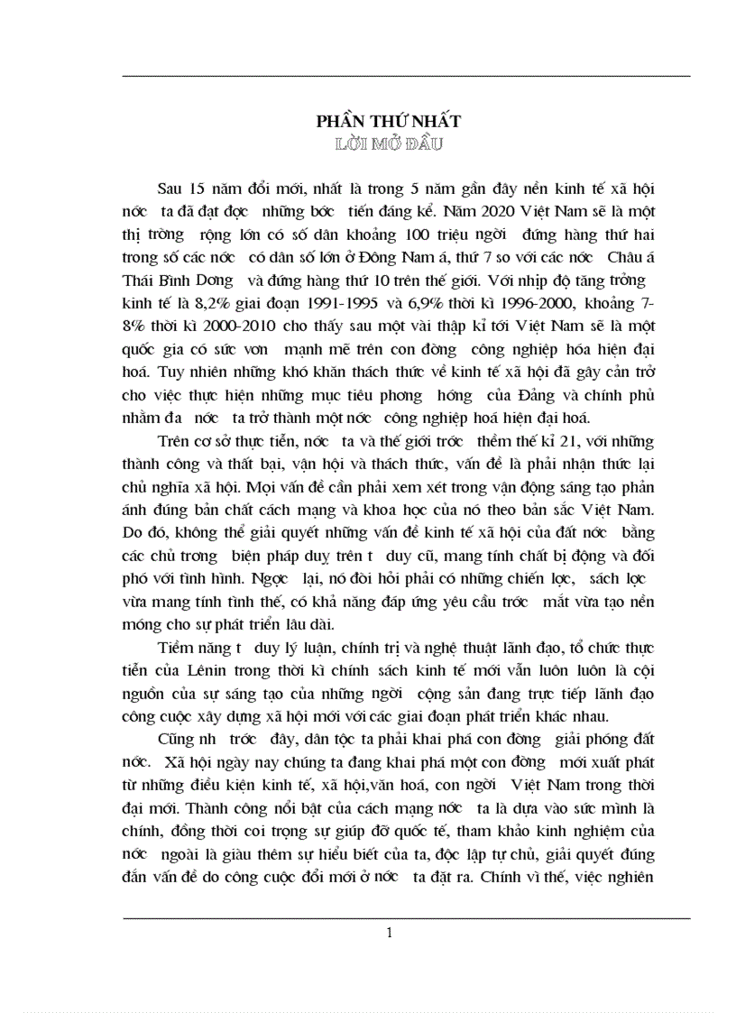 image for page Chính sách kinh tế mới của Lênin và sự vận dụng nó ở Việt Nam