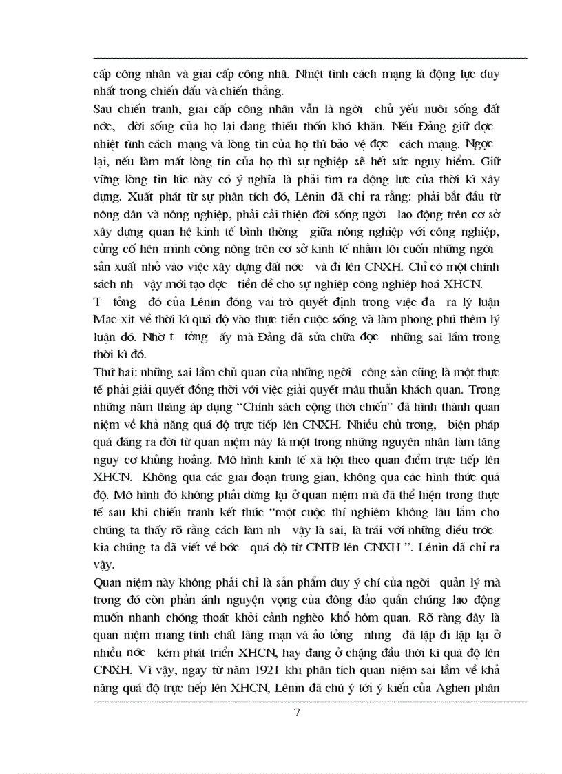 image for page Chính sách kinh tế mới của Lênin và sự vận dụng nó ở Việt Nam