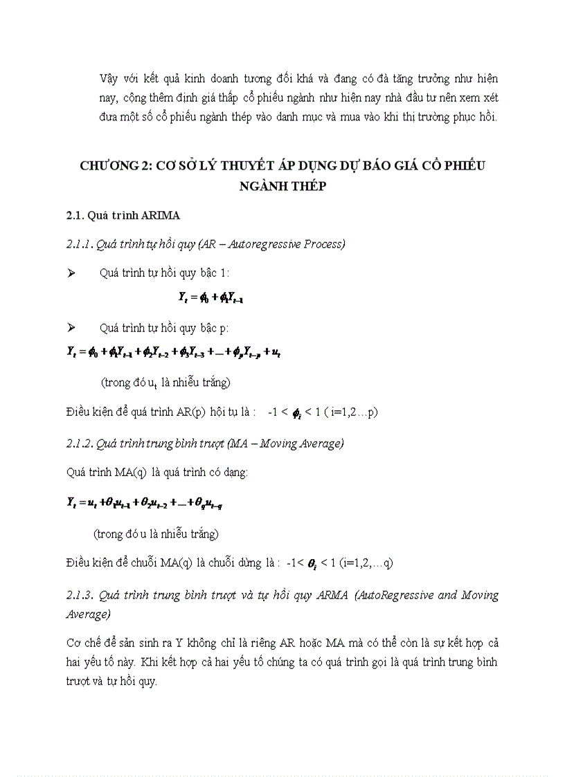 image for page Ứng dụng các mô hình toán kinh tế trong dự báo giá cổ phiếu ngành thép trên thị trường chứng khoán TP Hồ Chí Minh 1