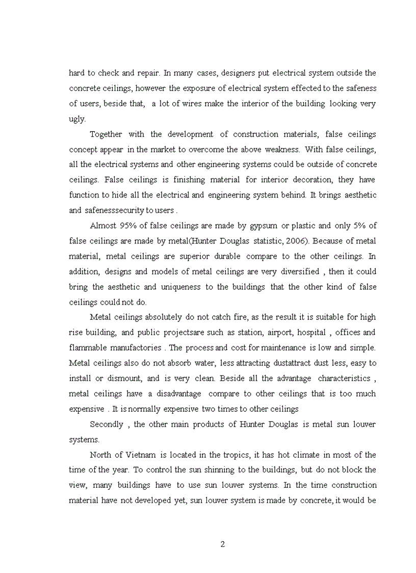 image for page Solutions to enhance competitive advantages of architectural prducts of hunter douglas in the north Vietnam