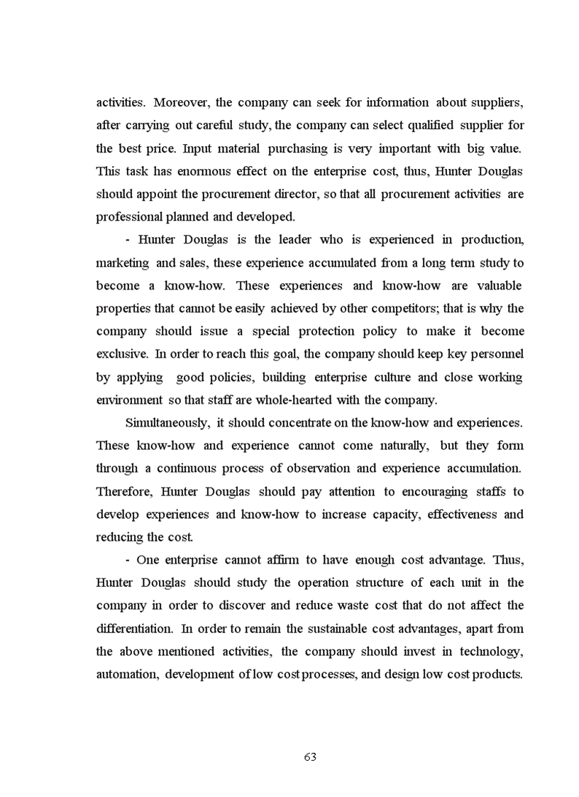 image for page Solutions to enhance competitive advantages of architectural prducts of hunter douglas in the north Vietnam