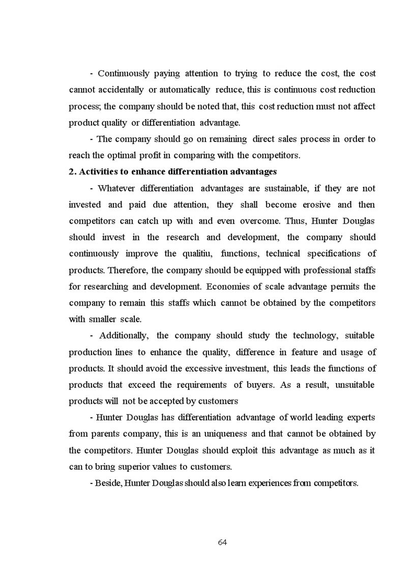 image for page Solutions to enhance competitive advantages of architectural prducts of hunter douglas in the north Vietnam