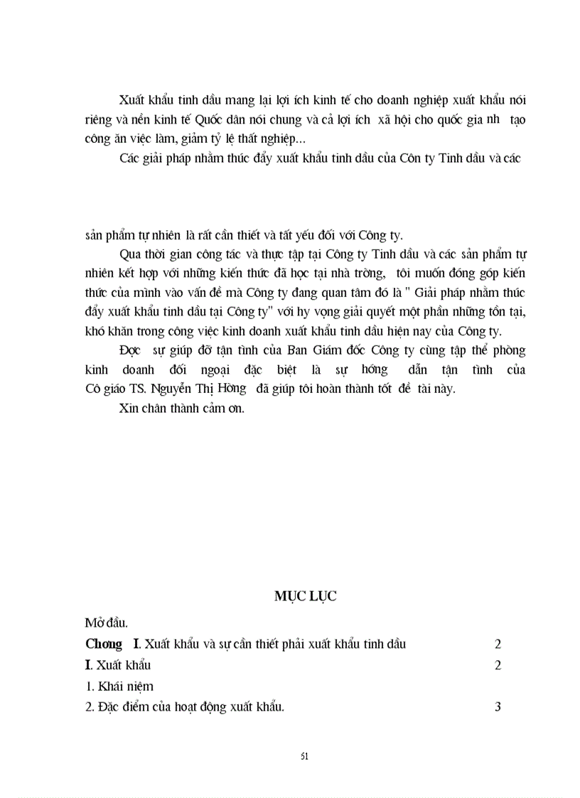 image for page Giải pháp nhằm thúc đẩy xuất khẩu tinh dầu tại Công ty Tinh dầu và các sản phẩm tự nhiên