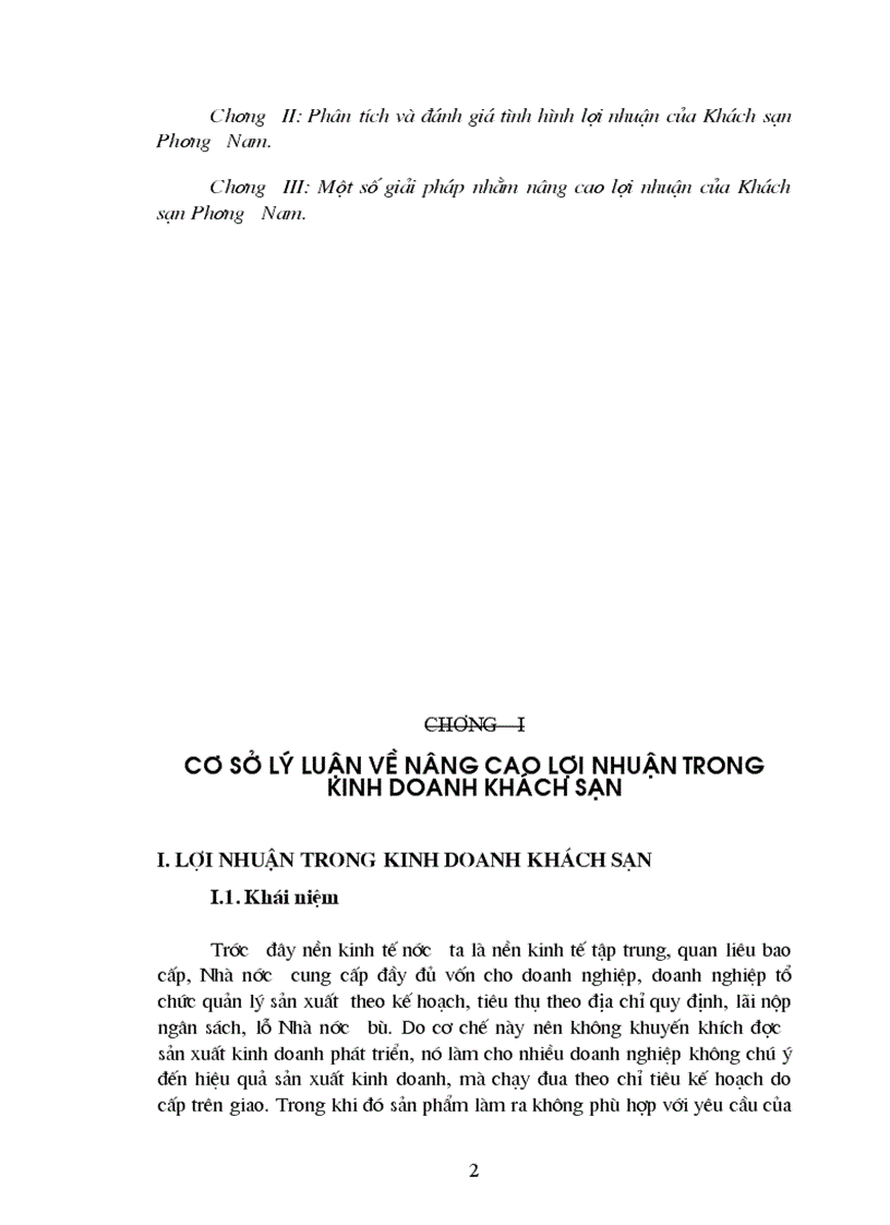 image for page Một số giải pháp nhằm nâng cao lợi nhuận của Khách sạn Phương Nam