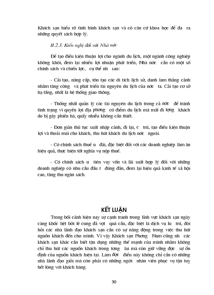 image for page Một số giải pháp nhằm nâng cao lợi nhuận của Khách sạn Phương Nam