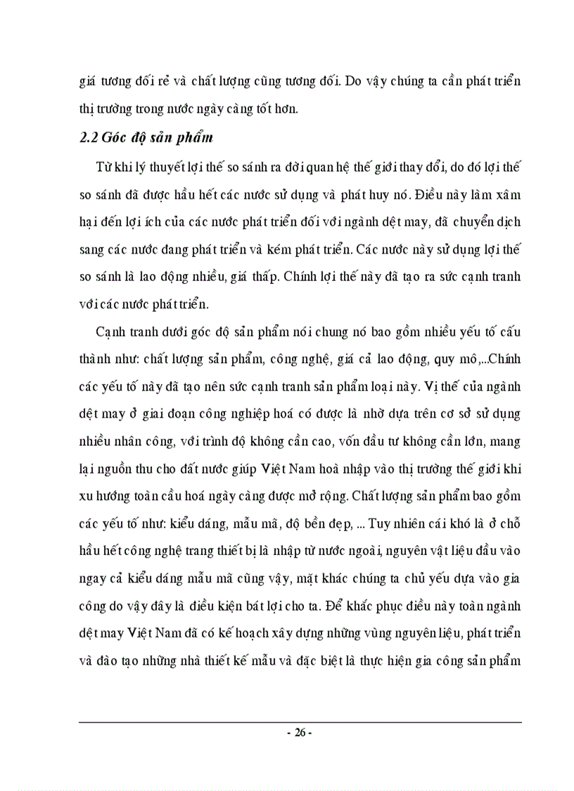 image for page Những biện pháp nhằm nâng cao khả năng cạnh tranh ngành dệt may Việt Nam