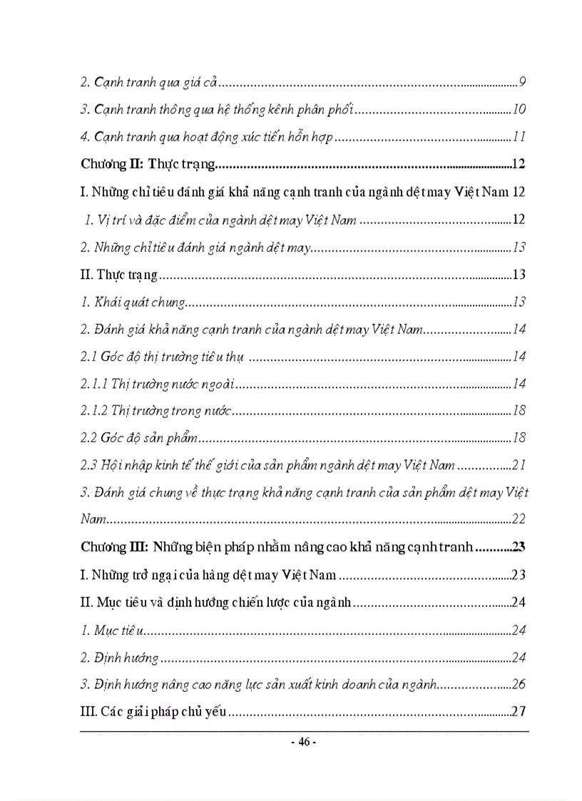image for page Những biện pháp nhằm nâng cao khả năng cạnh tranh ngành dệt may Việt Nam