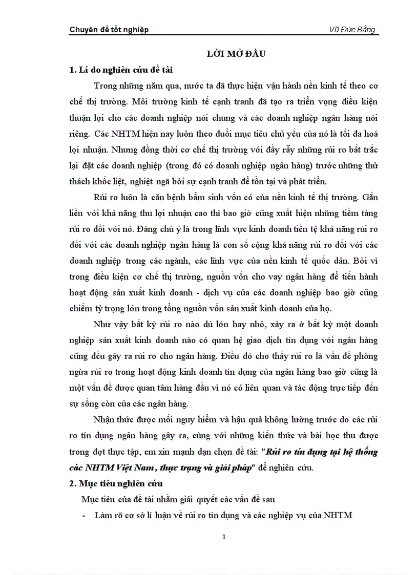 image for page Rủi ro tín dụng tại hệ thống các NHTM Việt Nam thực trạng và giải pháp