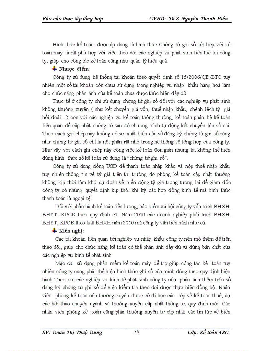 image for page Một số đánh giá về tình hình tổ chức hạch toán kế toán tại công ty TNHH Long Long Hà Nội 1
