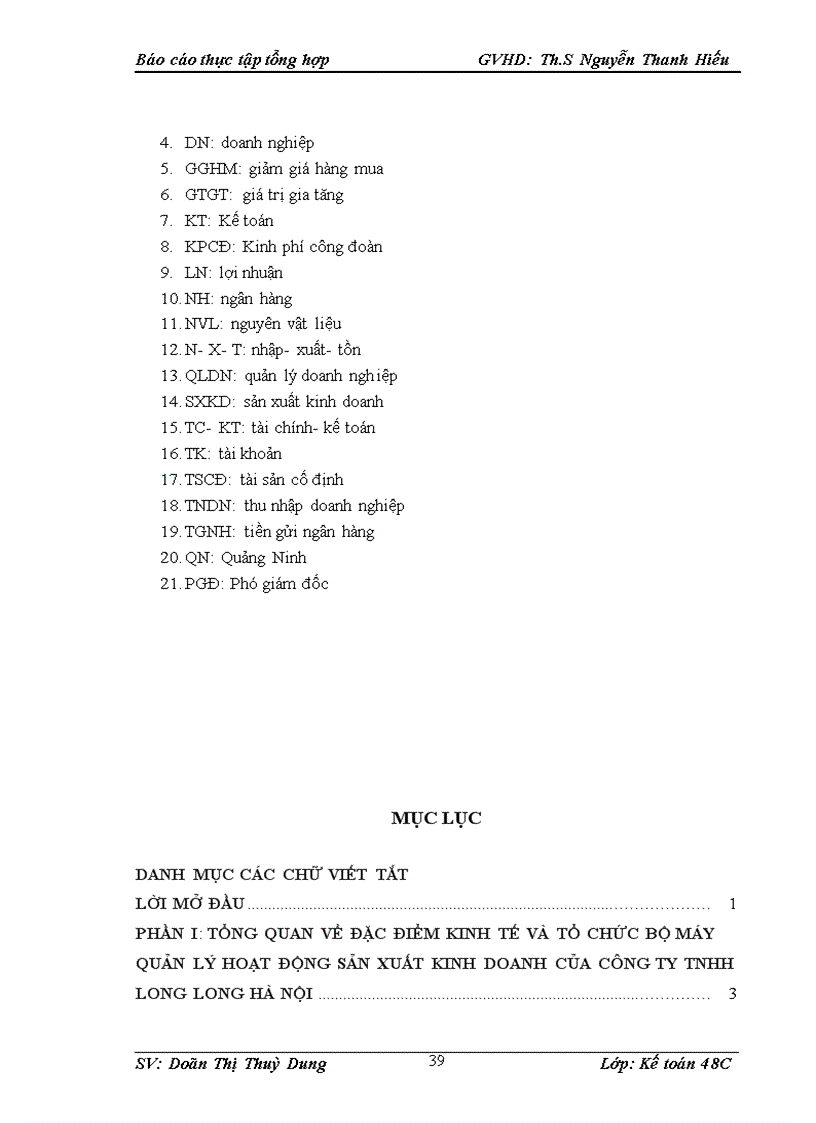 image for page Một số đánh giá về tình hình tổ chức hạch toán kế toán tại công ty TNHH Long Long Hà Nội 1