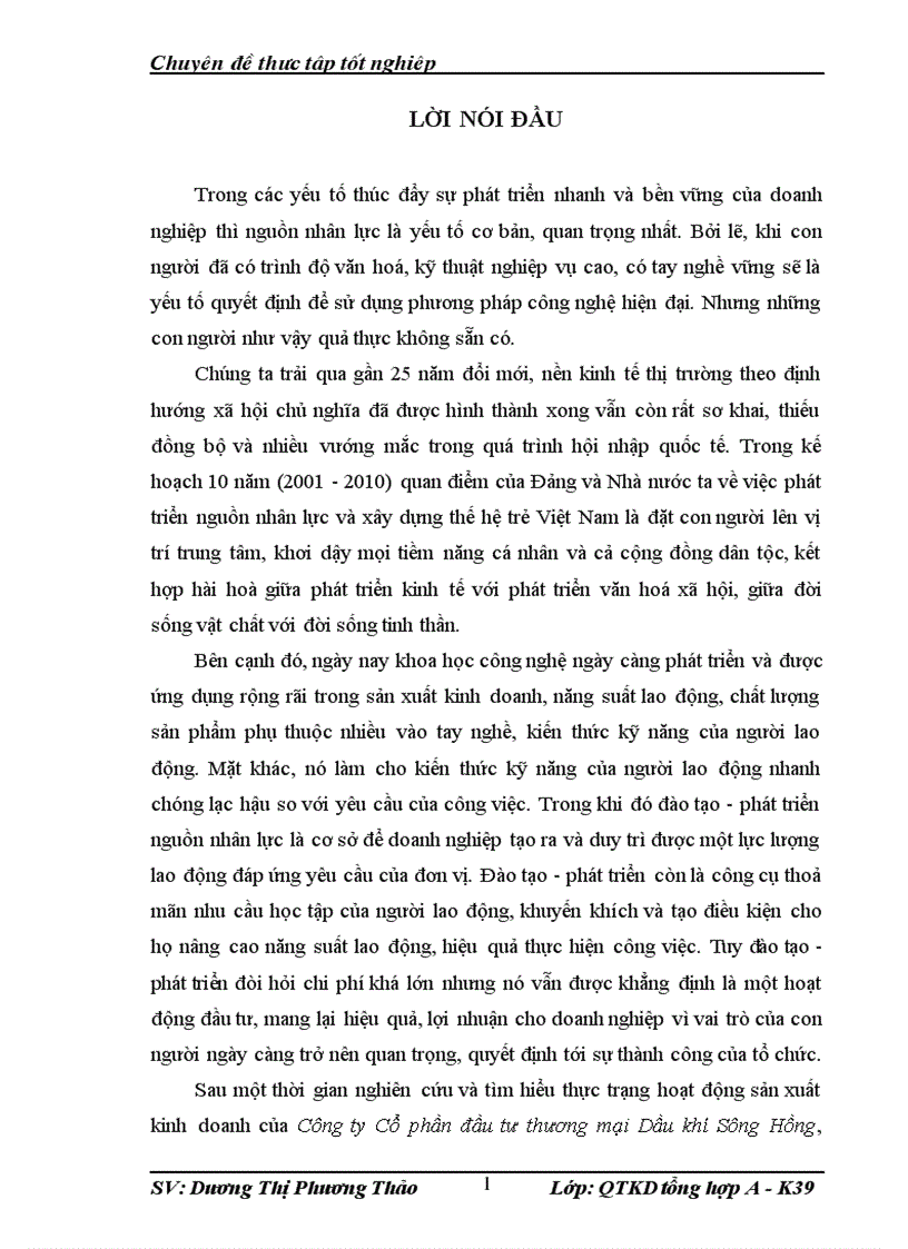 image for page Hoàn thiện công tác đào tạo và phát triển nguồn nhân lực ở Công ty Cổ phần Đầu Tư Thương mại Dầu khí Sông Hồng 1