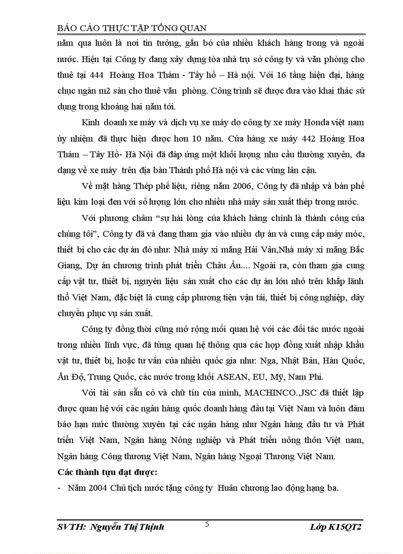 image for page Báo cáo thực tập tổng quan Công ty cổ phần Thiết bị Phụ tùng MACHINCO