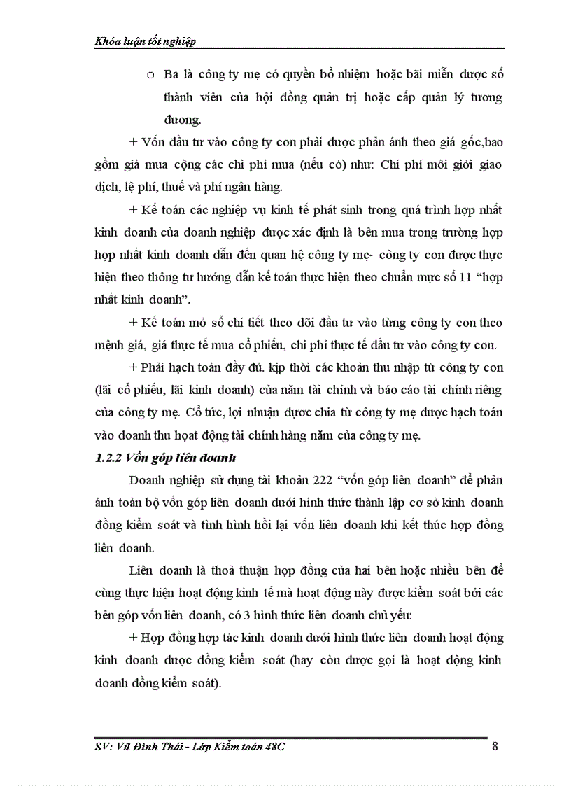 image for page Các giải pháp hoàn thiện quy trình kiểm toán khoản mục đầu tư tài chính do công ty AASC thực hiện