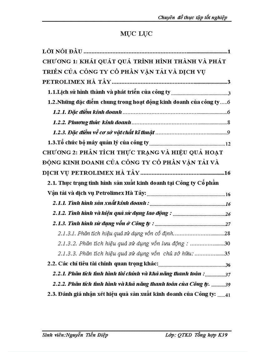 image for page Một số giải pháp nhằm nâng cao hiệu quả sản xuất kinh doanh của Công ty Cổ phần vận tải và dịch vụ Petrolimex Hà Tây 1