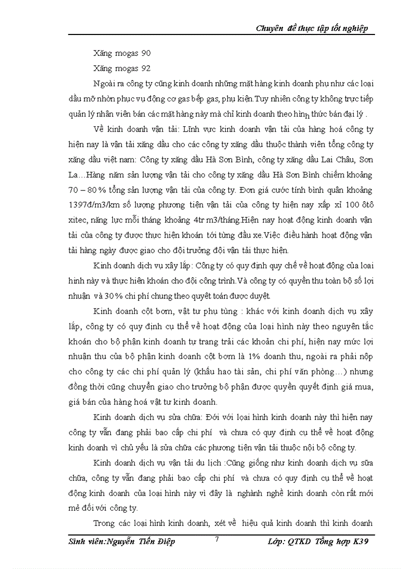 image for page Một số giải pháp nhằm nâng cao hiệu quả sản xuất kinh doanh của Công ty Cổ phần vận tải và dịch vụ Petrolimex Hà Tây 1