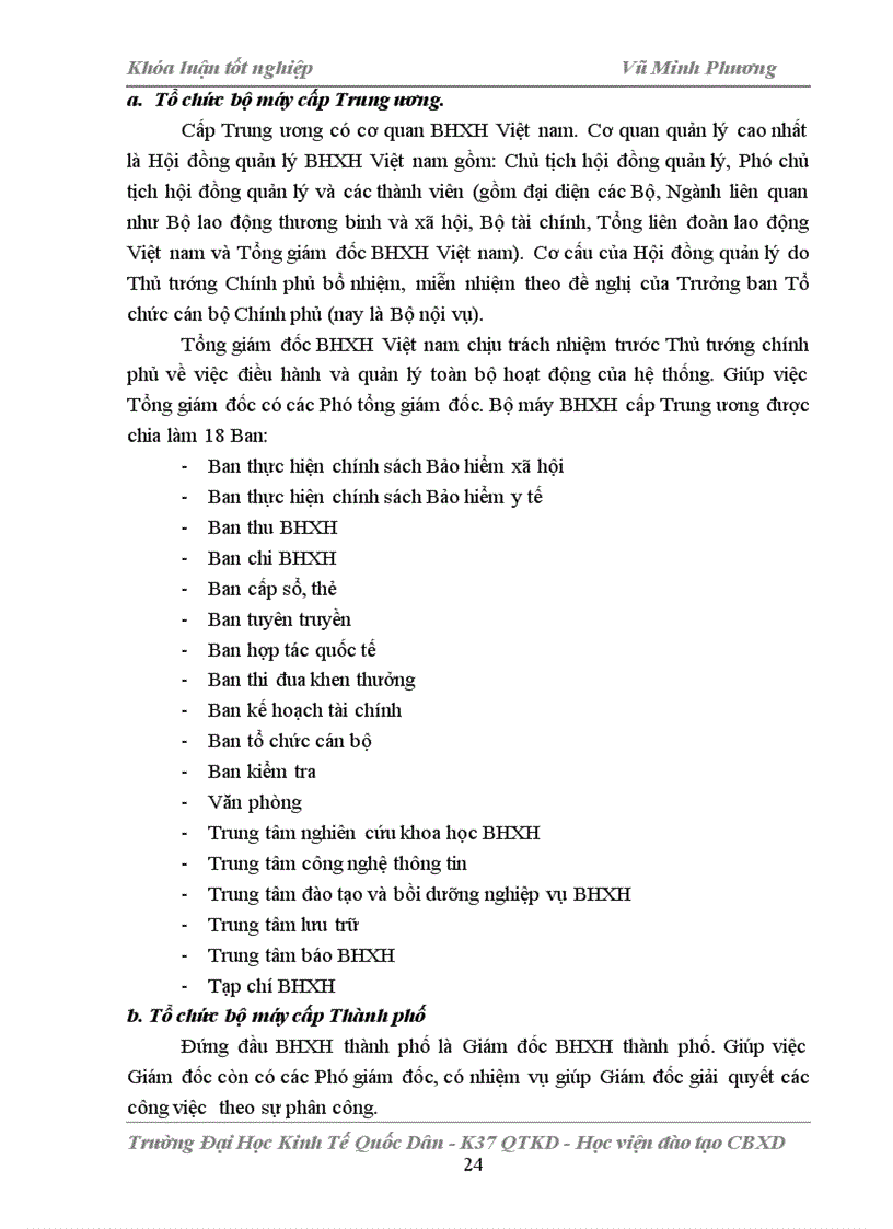 image for page Đổi mới công tác quản lý cán bộ thuộc hệ thống Bảo hiểm xã hội thành phố Hà nội