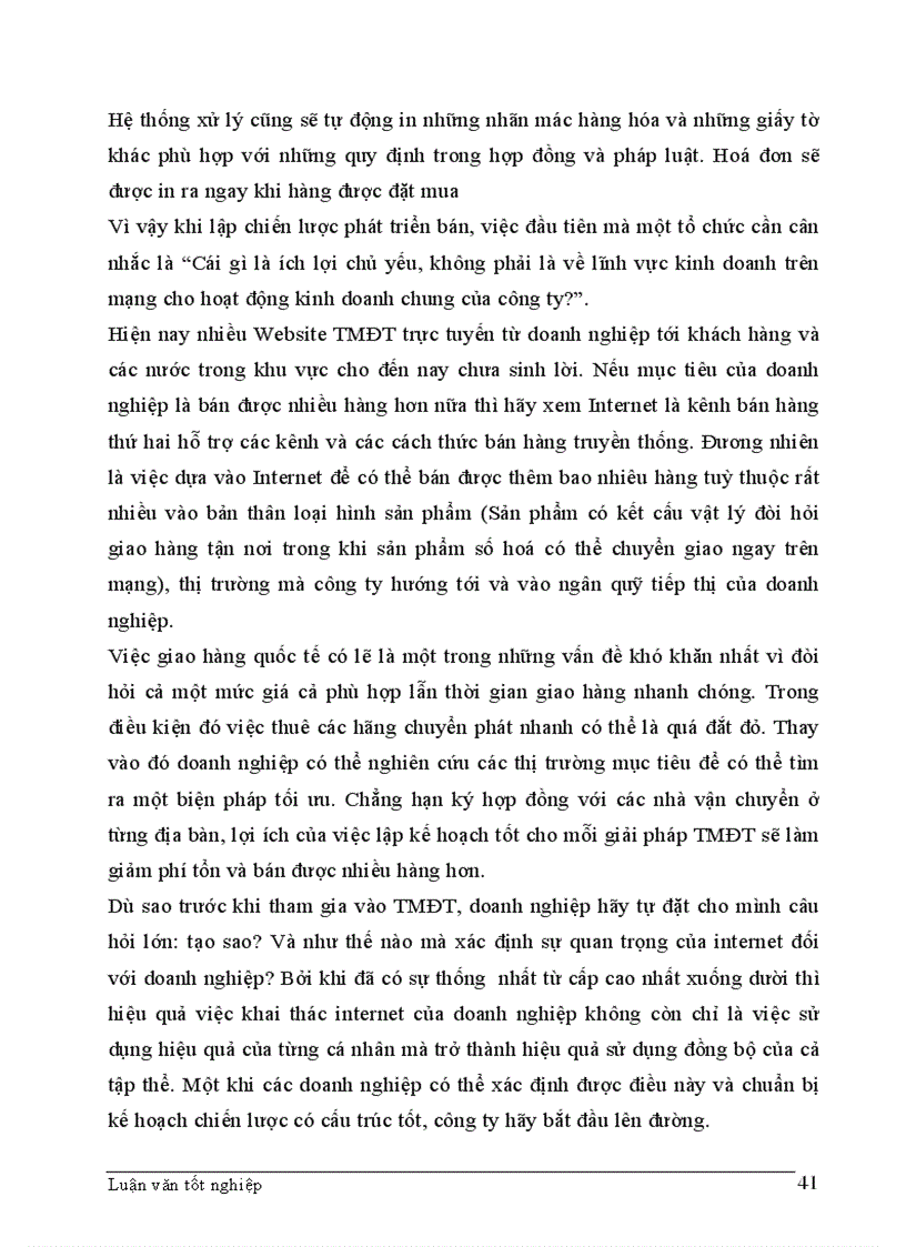 image for page Một số giải pháp phát triển hoạt động bán hàng bằng hình thức thương mại điện tử ở Việt Nam