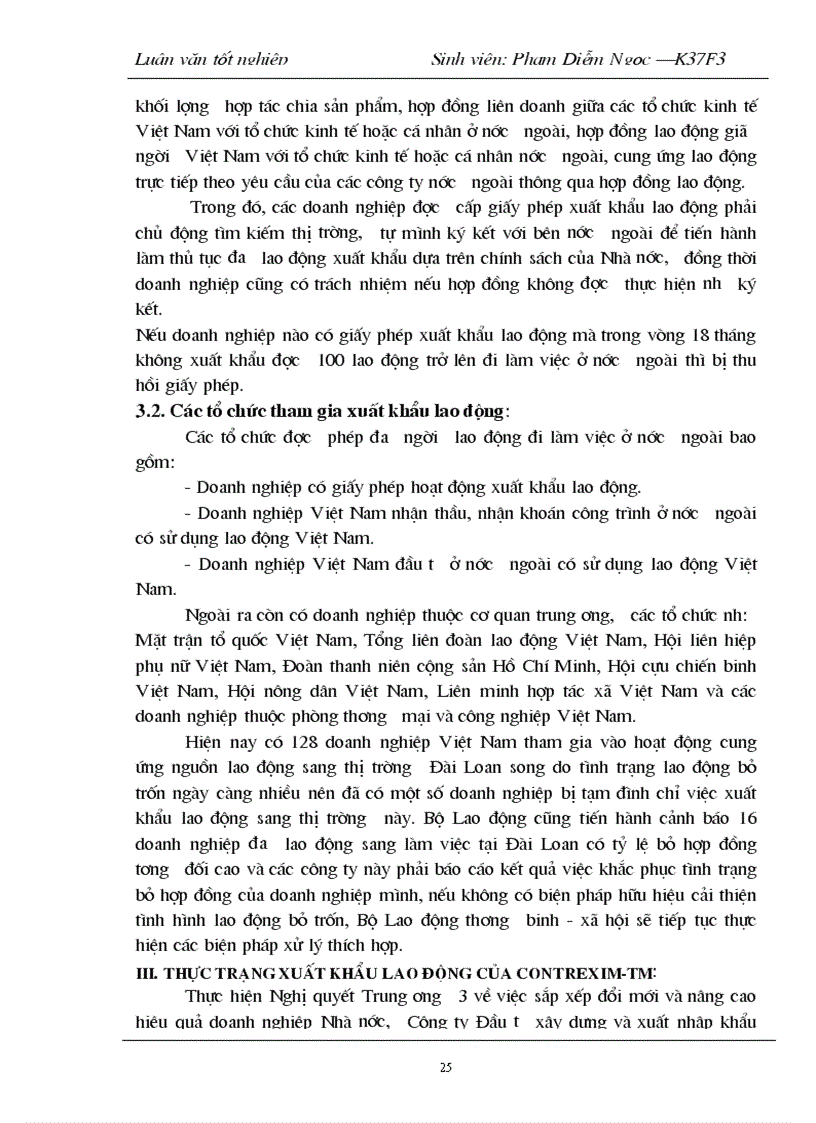 image for page Thực trạng và giải pháp thúc đẩy xuất khẩu lao động sang Đài Loan của Công ty cổ phần Đầu tư và Thương mại 1
