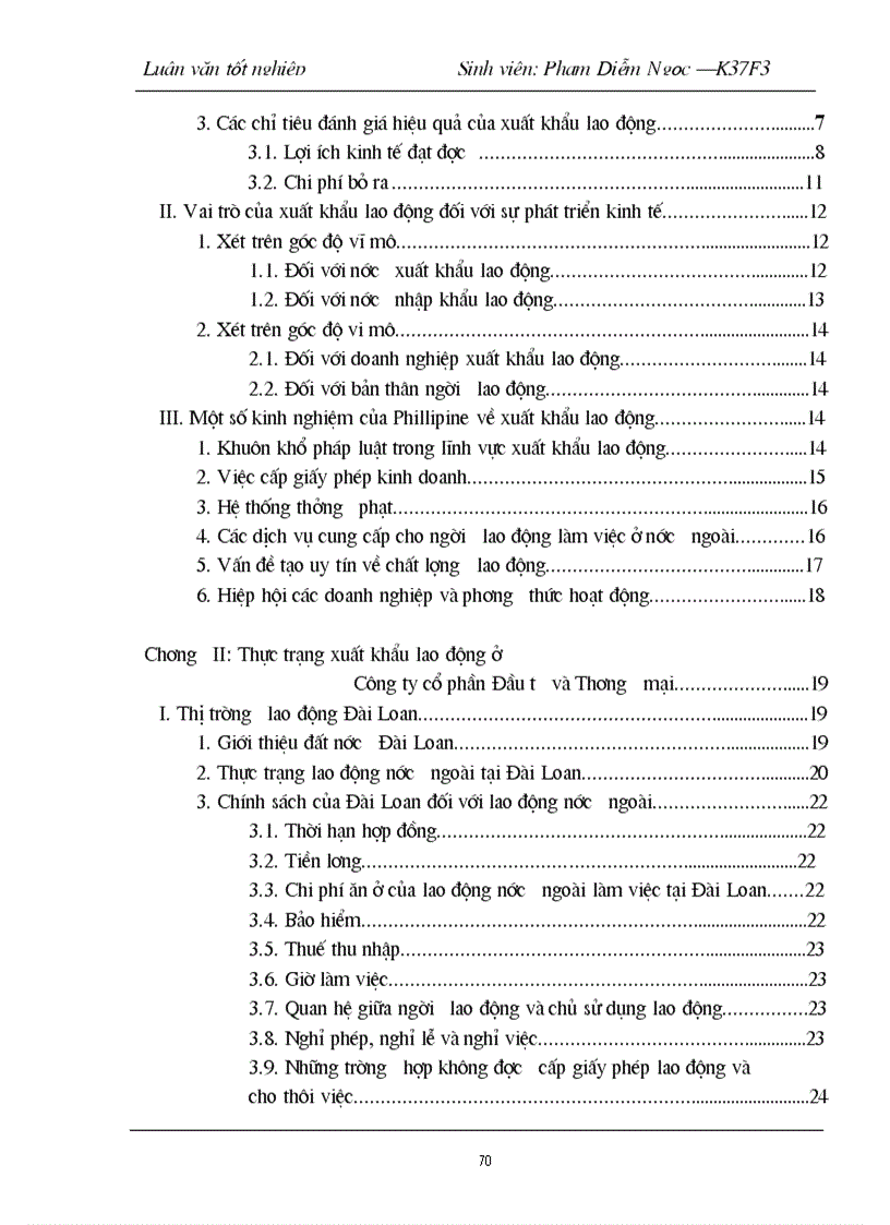 image for page Thực trạng và giải pháp thúc đẩy xuất khẩu lao động sang Đài Loan của Công ty cổ phần Đầu tư và Thương mại 1