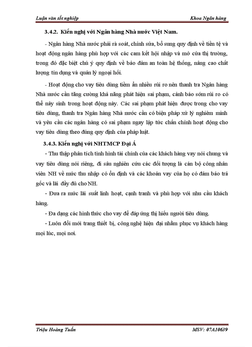 image for page Một số giải pháp mở rộng cho vay tiêu dùng tại NHTMCP Đại Á Chi nhánh Hà Nội 1