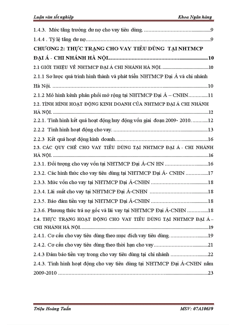 image for page Một số giải pháp mở rộng cho vay tiêu dùng tại NHTMCP Đại Á Chi nhánh Hà Nội 1