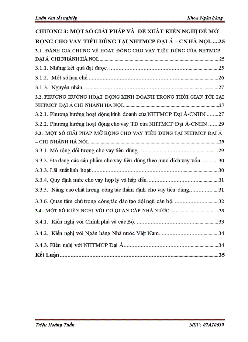 image for page Một số giải pháp mở rộng cho vay tiêu dùng tại NHTMCP Đại Á Chi nhánh Hà Nội 1