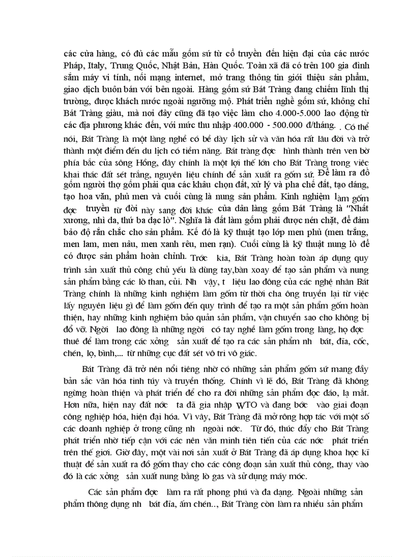 image for page Giới thiệu làng nghề bát tràng nhìn từ góc độ triết học và đưa ra bình luận 1