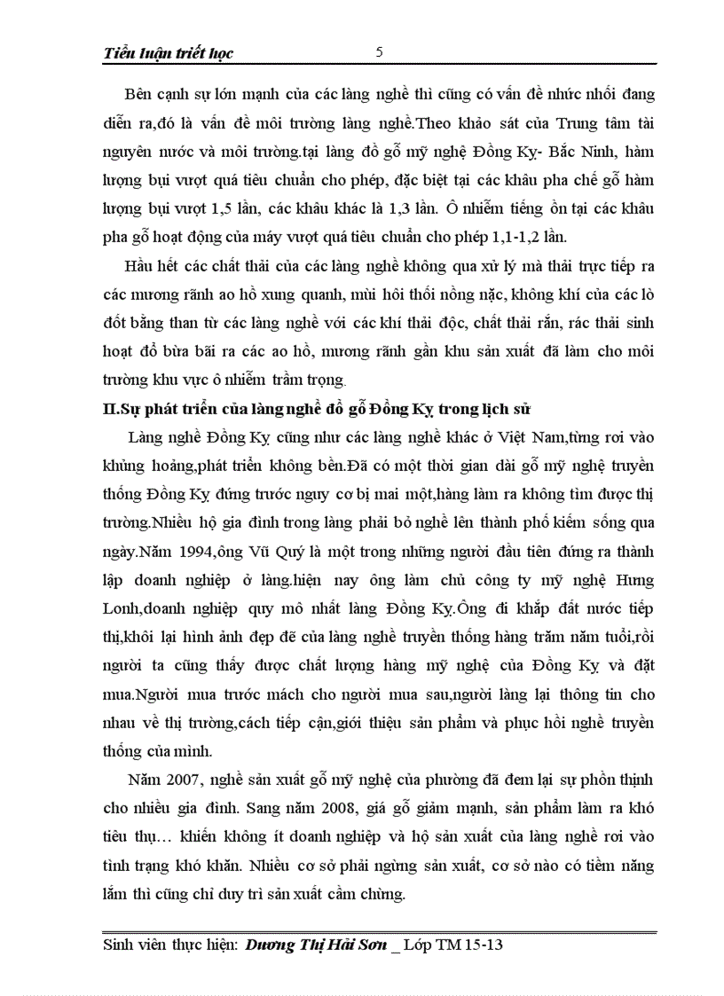 image for page Vận dụng nguyên tắc xem xét khách quan và nguyên tắc toàn diện giới thiệu về làng nghề Đồng Kỵ và đưa ra lời bình 1