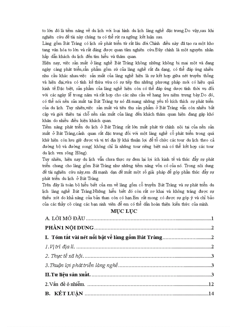 image for page Giới thiệu làng nghề bát tràng nước ta nhìn từ góc độ triết học và đưa ra binh luận