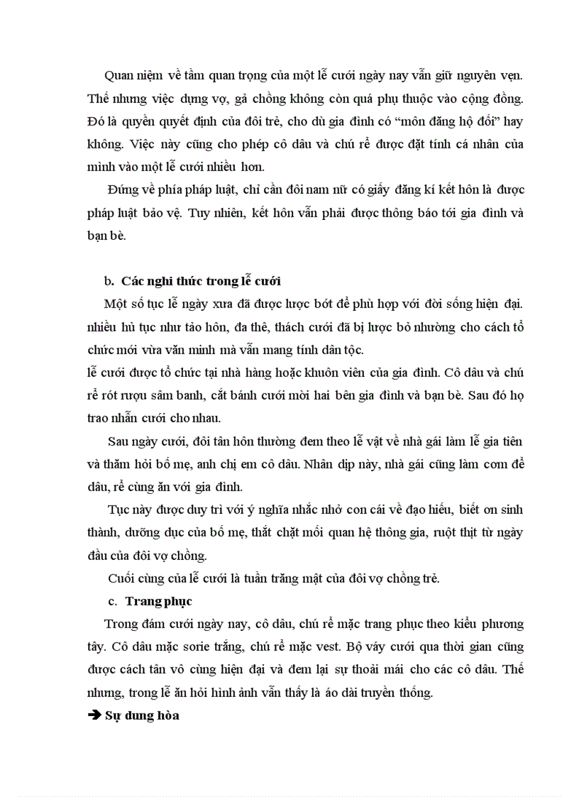 image for page Hãy phân tích từ goc độ triết học các đám cưới hiện đại ở Hà Nội và thành phố HCM những năm gần đây Đưa ra lời bình luận